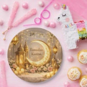 Halbmond des Lichts und des Friedens – Halbmondgei Pappteller (Party)