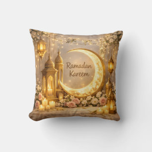 Halbmond des Lichts und des Friedens – Ramadan-Hal Kissen
