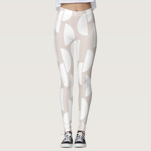 Halbmond Glam #2 #abstrakt #geo #art Leggings (Vorderseite)