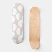 Halbmond Glam #2 #abstrakt #geo #art Skateboard (Vorderseite)
