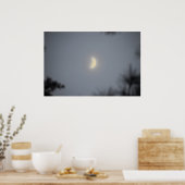 Halbmond im Nebel, Poster (Küche)