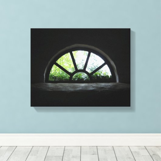 Halbmond-Leinwand Leinwanddruck (Insitu (Holzboden))