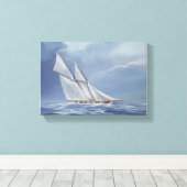 Halbmond Leinwanddruck (Insitu (Holzboden))