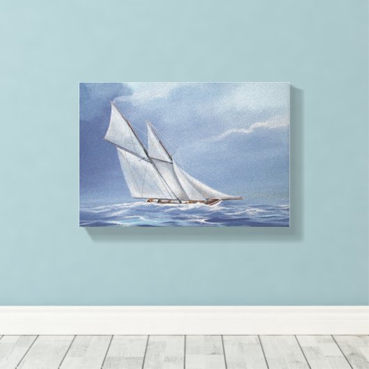 Halbmond Leinwanddruck (Insitu (Holzboden))