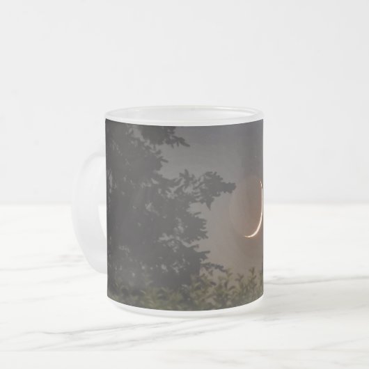 Halbmond Mattglastasse (Vorderseite Links)