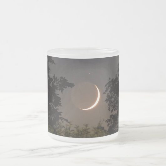 Halbmond Mattglastasse (Mittel)