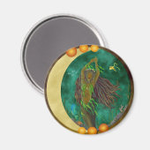 Halbmond Mermaid Magnet (Vorderseite/Rückseite)