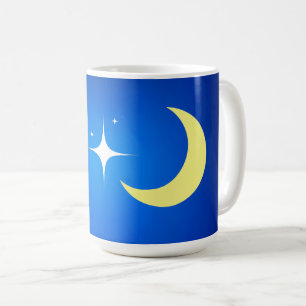 Halbmond mit Sternzeichen Kaffeetasse