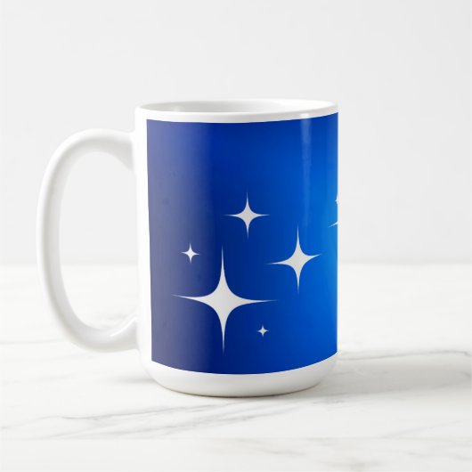 Halbmond mit Sternzeichen Kaffeetasse (Links)