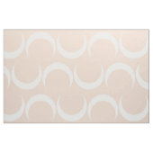 Halbmond-Muster - Pastellrosa Stoff (Fat Quarter (45,7 x 55,9 cm))