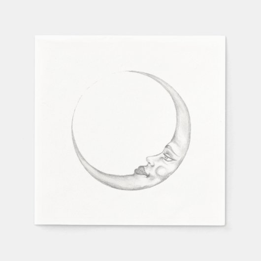 Halbmond-Papiertaschentuch Serviette (Vorderseite)