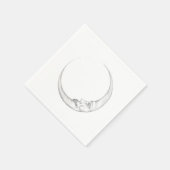 Halbmond-Papiertaschentuch Serviette (Ecke)