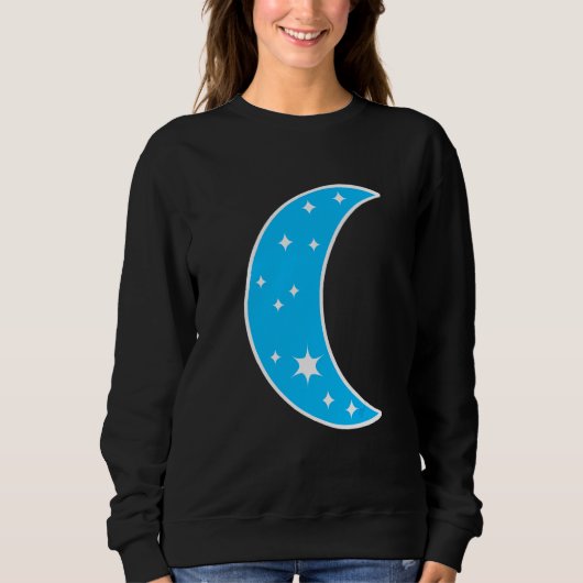 Halbmond Planet Sweatshirt (Vorderseite)