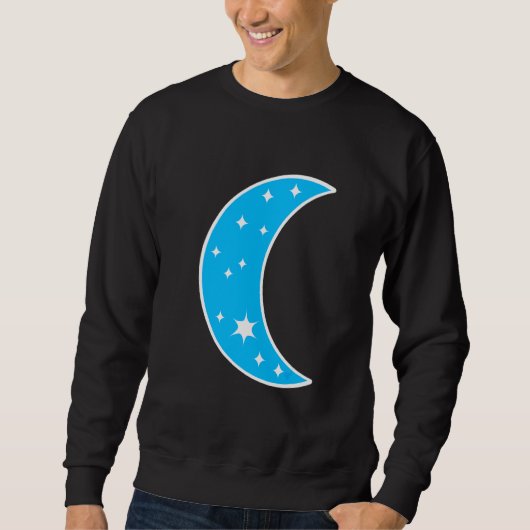 Halbmond Planet Sweatshirt (Vorderseite)