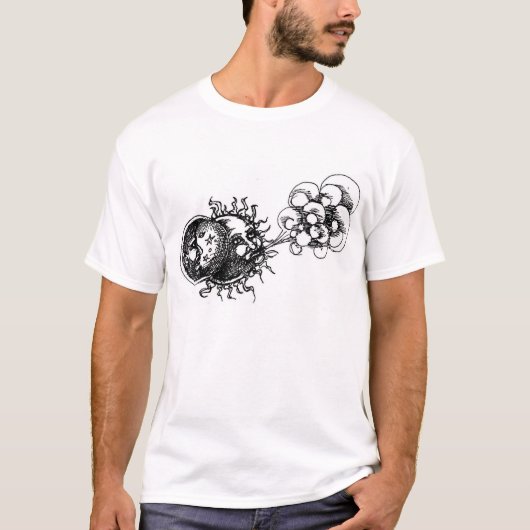 Halbmond, Sonne und Wind T-Shirt (Vorderseite)