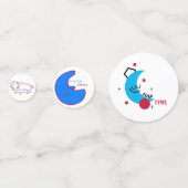 Halbmond Table Confetti Konfetti (Vorderseiten)