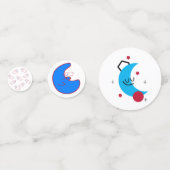 Halbmond Table Confetti Konfetti (Rückseiten)