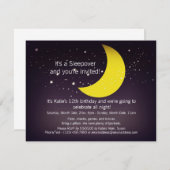 Halbmond und Sterne Einladung (Vorne/Hinten)