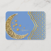 Halbmond von Rmadan Visitenkarte (Vorderseite)