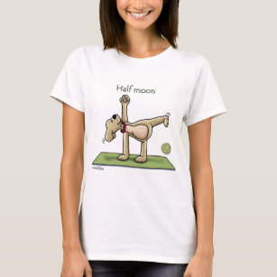 Halbmond-Yoga-Zeit T-Shirt