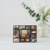 Halbmond-Ziegen-Seifen-Visitenkarte Visitenkarte (Stehend Vorderseite)