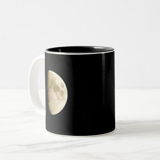 Halbmond Zweifarbige Tasse (Vorderseite Links)