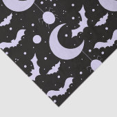 Halbmonde, Spinnen und Fledermäuse, Schwarzes Hall Seidenpapier (Detail)