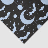 Halbmonde, Spinnen und Fledermäuse, Schwarzes Hall Seidenpapier (Detail)