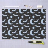 Halbmonde, Spinnen und Fledermäuse, Schwarzes Hall Seidenpapier (Handwerk)