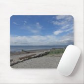 Halbmondförmiger Strand bei White Rock Mousepad (Mit Mouse)