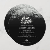 Halbmondgefälle Save The Date (Vorne/Hinten)