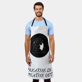 Halbmondyoga-Pose Schürze (Getragen)