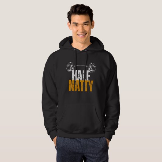 Halbnatürliches Funny Bodybuilding Trainingsym für Hoodie (Vorne ganz)