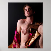 Halbnude-Männchen-Modell Poster (Vorne)