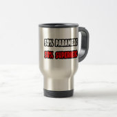 Halbparamedic ... Half Superhero Reisebecher (VorderseiteRechts)