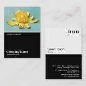 Halbpension Foto 089 - geschälte Clementine - Öl Visitenkarte (Vorne/Hinten)