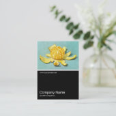 Halbpension Foto 089 - geschälte Clementine - Öl Visitenkarte (Stehend Vorderseite)