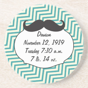 Halbpension Mr. Yellow and Green Baby Stats Getränkeuntersetzer