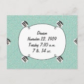 Halbpension Mr. Yellow and green Postkarte (Vorderseite)