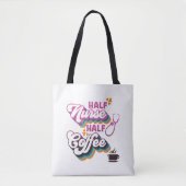 Halbpension Nurse Halbpension Kaffeekochen Groovy  Tasche (Vorderseite)