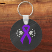 Halbpension Violettband, Hodgkin-Lymphom Schlüsselanhänger (Vorderseite)