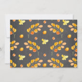 Halbpension Waldtiere Kinderdusche Einladung (Rückseite)