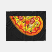 Halbpizza Niedlich Hearts Form Matching Couple Val Fleecedecke (Vorderseite (Horizontal))
