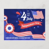 Halbquincentennial-Feier zum 4. Juli 2026 Postkarte (Vorderseite)