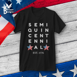 Halbquincentennial USA 250 Jahre T-Shirt