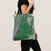 Halbring Green Fluffy Abstrakt Tote Bag Tasche (Von Nahem)
