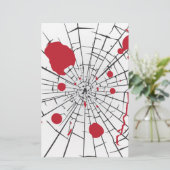 halbröckiges Glas Briefpapier (Stehend Vorderseite)