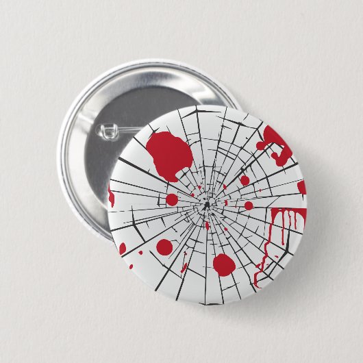 halbröckiges Glas Button (Vorne & Hinten)