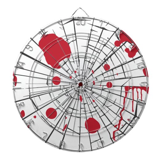 halbröckiges Glas Dartscheibe (vorne)