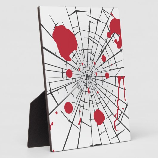 halbröckiges Glas Fotoplatte (Seite)